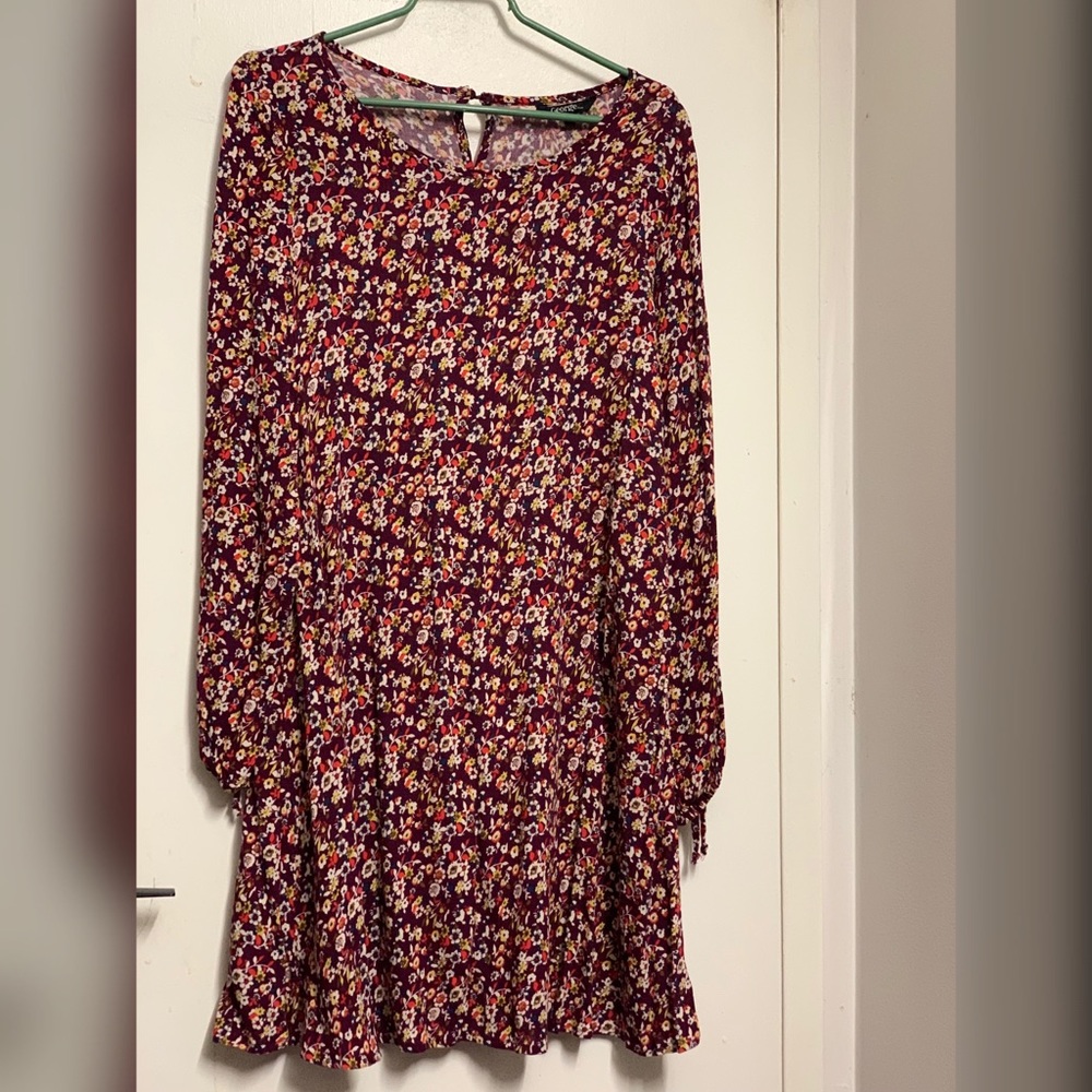 FLORAL MIDI DRESS